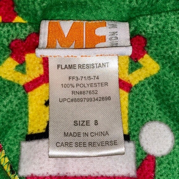 Boys A Despicable Me Christmas Pajamas Set, Sz. 8 - Picture 6 of 6